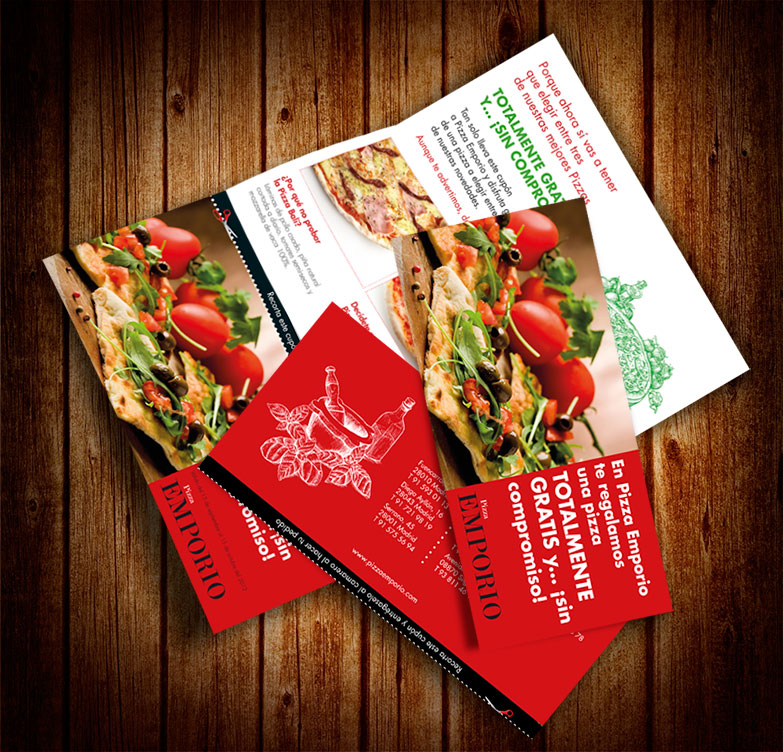 Pizza Emporio tríptico